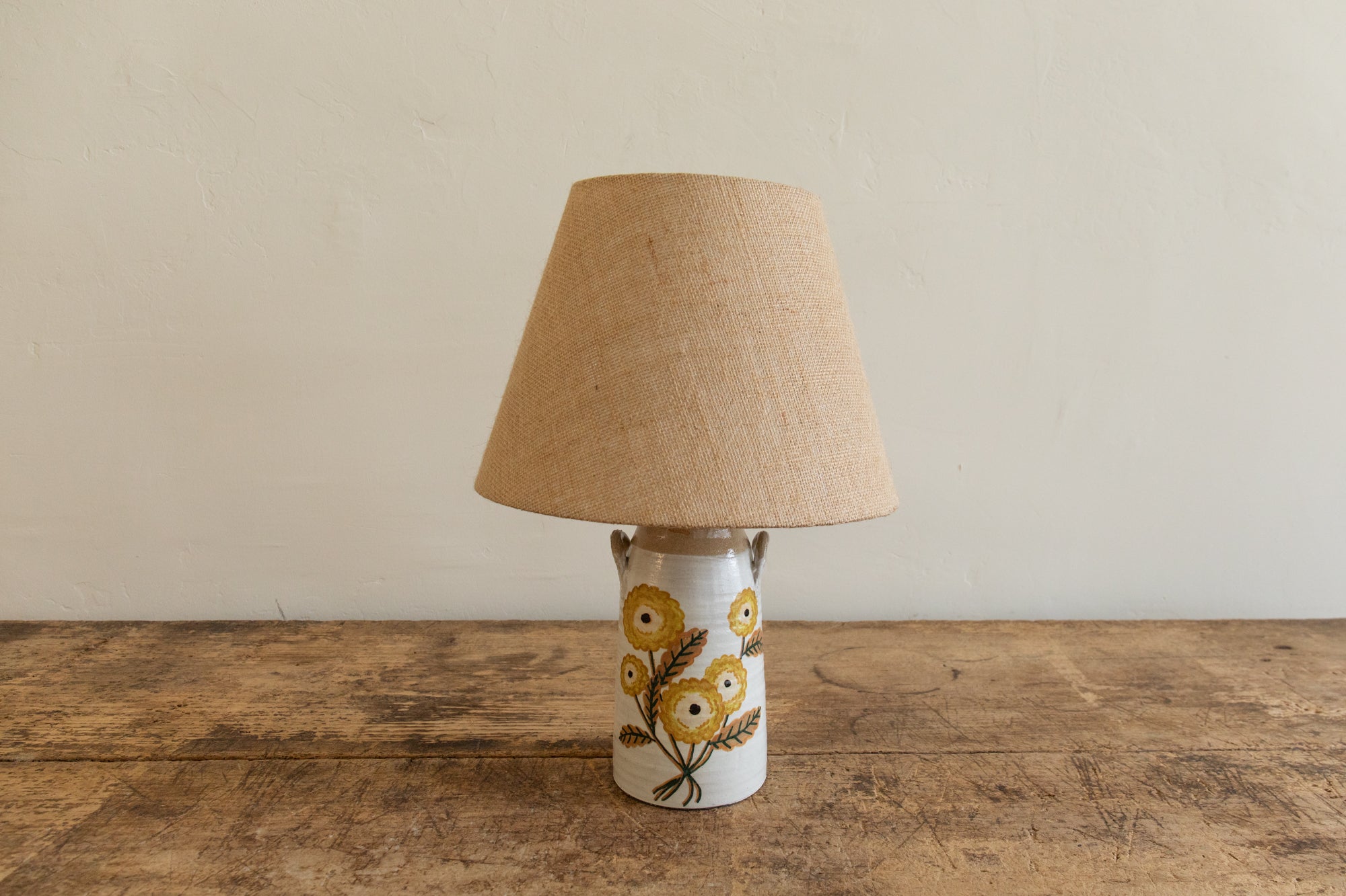 Rebekah Miles, Ranunculus Table Lamp in Ochre