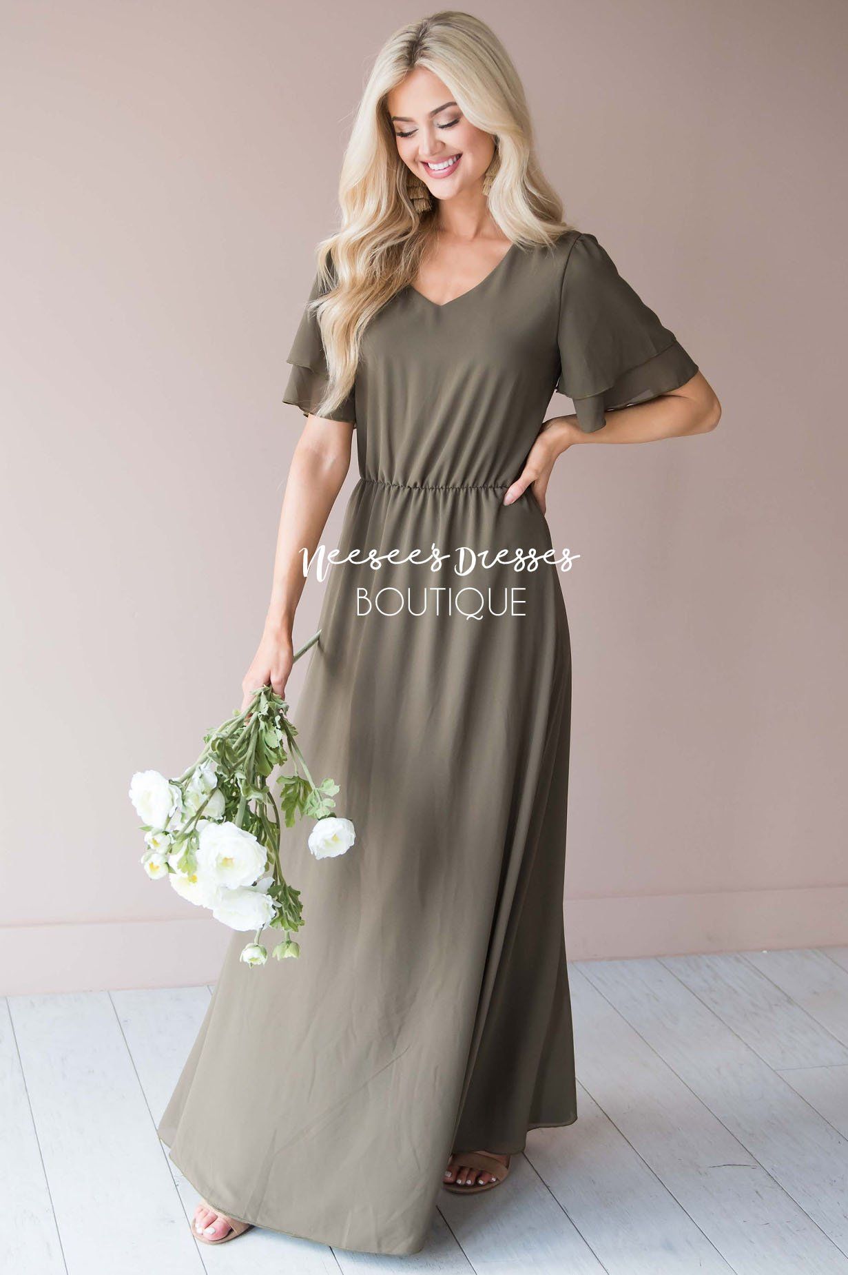 The Chloe Chiffon Maxi Dress