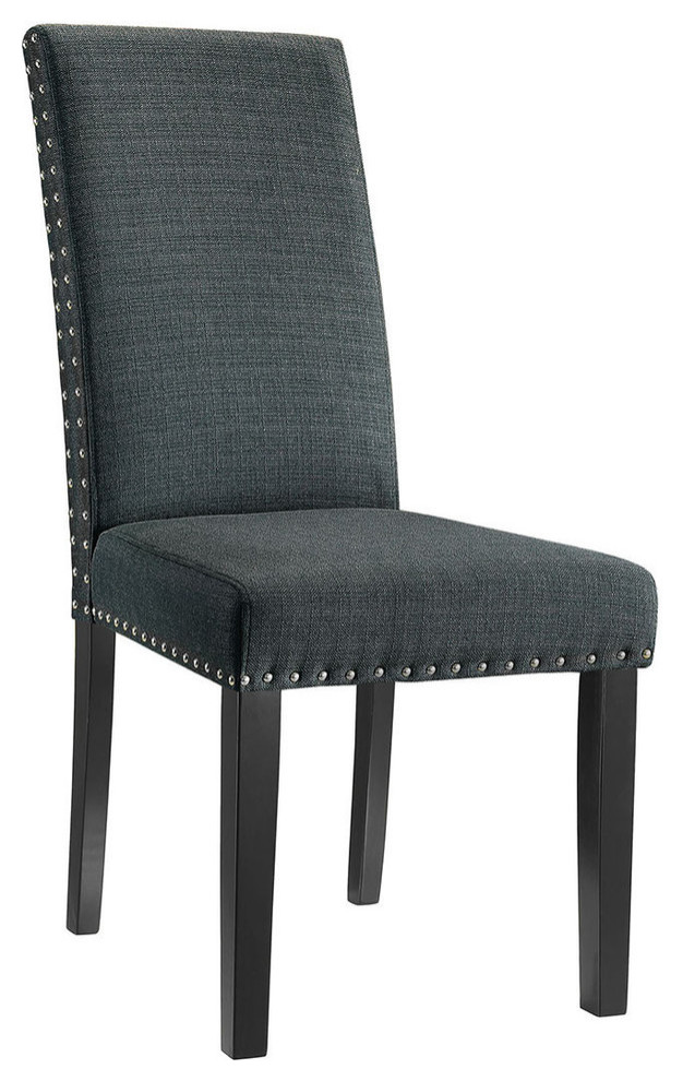 Parcel Dining Upholstered Fabric Side Chair   Transitional   Dining Chairs   by BisonOffice  Houzz