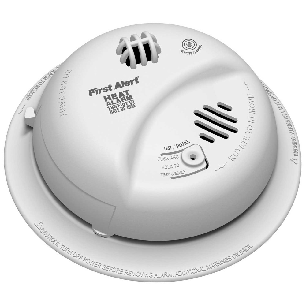 BRK Brands Hardwired 120-Volt AC/DC Heat Alarm with Battery Backup ;