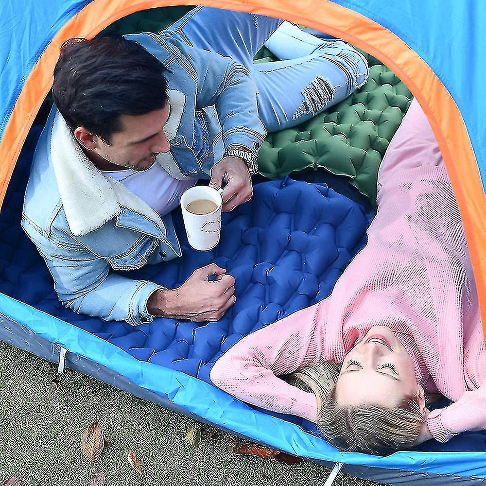 Ultra Light Sleeping Mat With Built-in Pillow And Inflatable Camping Mattress