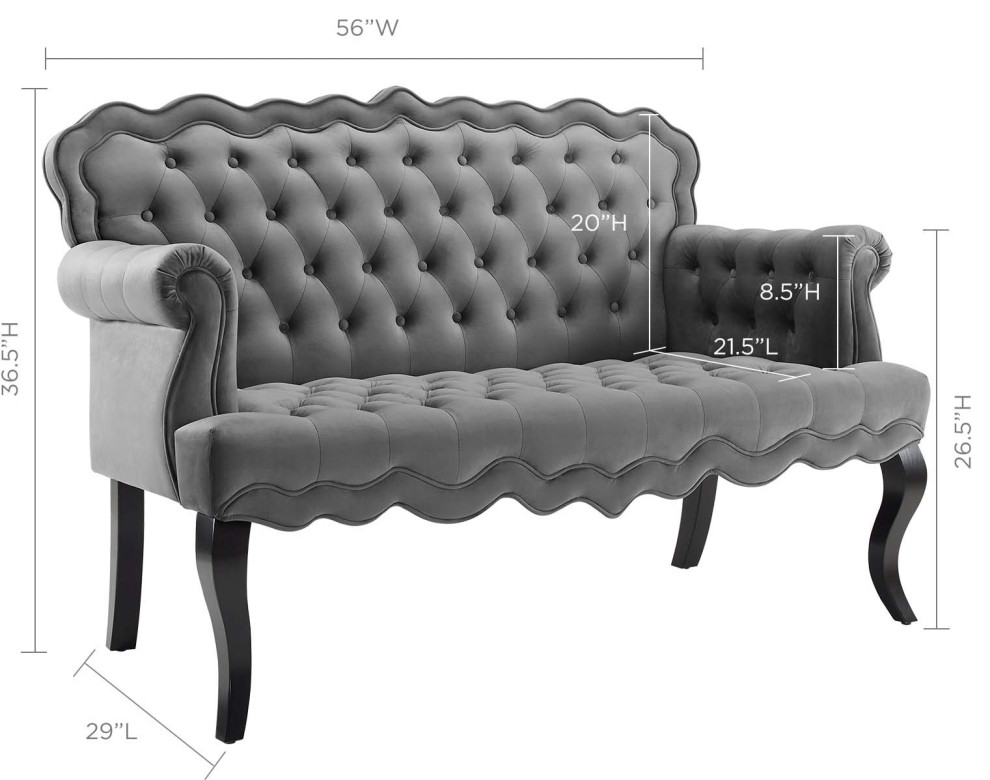 Presidio Loveseat   Traditional   Loveseats   by HedgeApple  Houzz