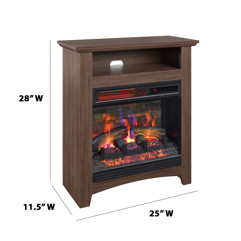 ChimneyFree 18” Infrared Quartz Wall Mantel Electric Fireplace