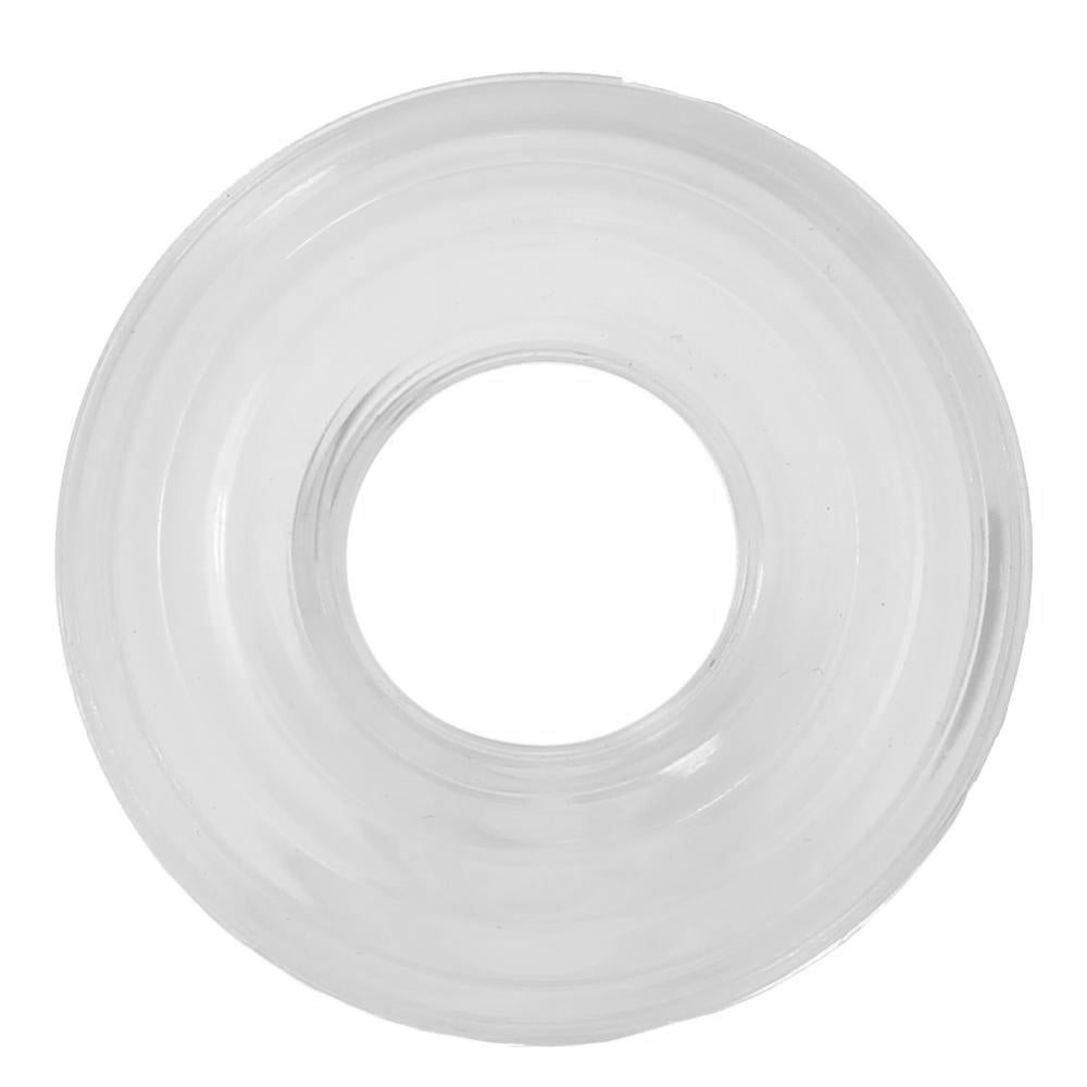 Medium Premium Silicone Cock Ring in Clear