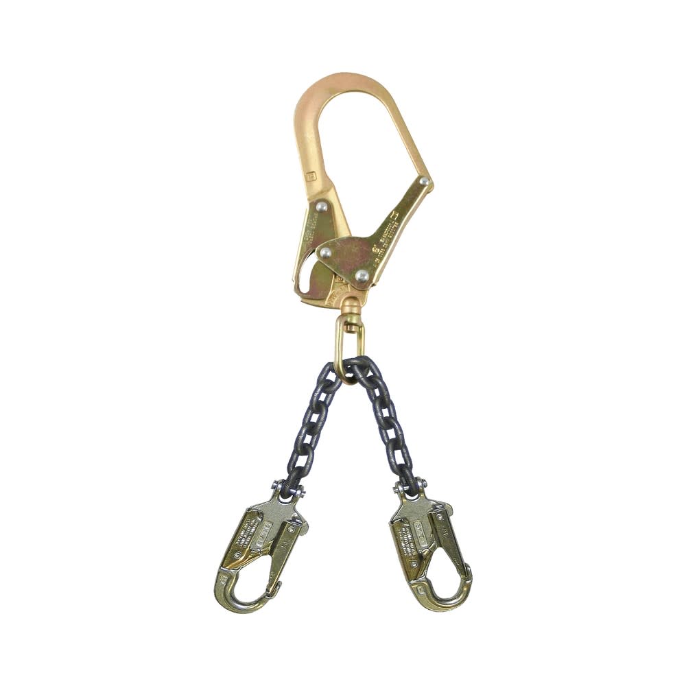 FallTech 19 Premium Positioning Assembly with Chain and Hook ;