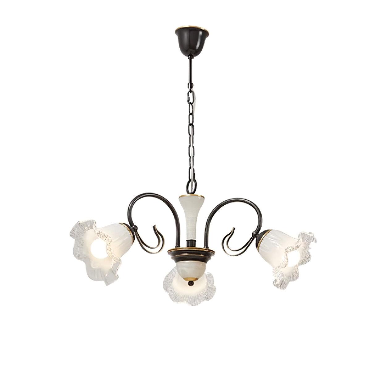 Luce Black Chandelier