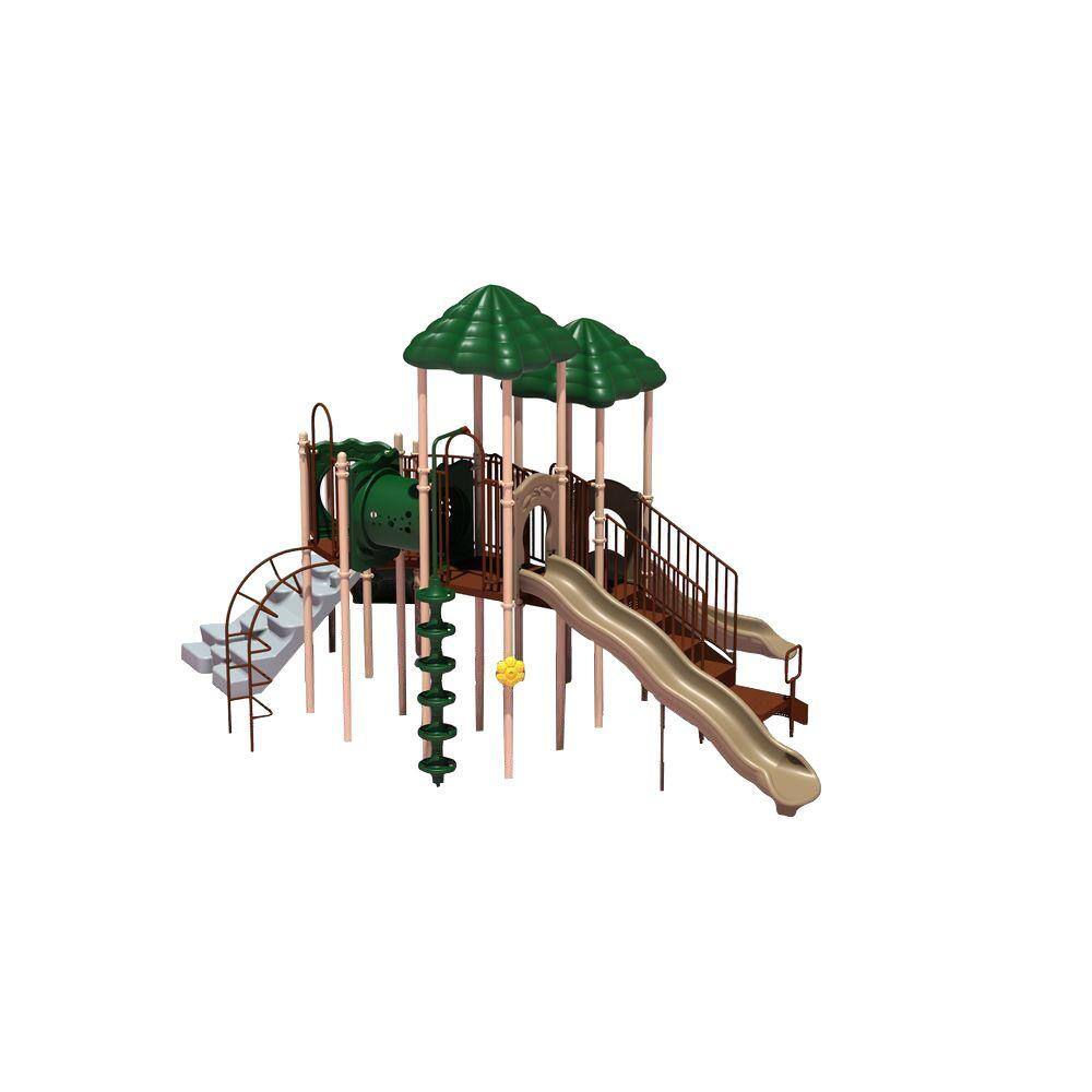 Ultra Play UPlay Today Clingman's Dome (Natural) Commercial Playset with Ground Spike UPLAY-016-N