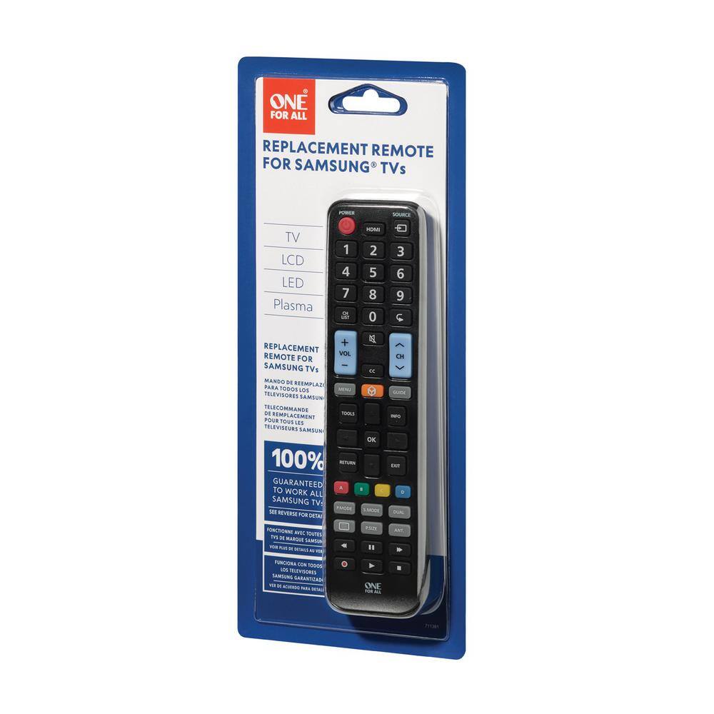 One For All Replacement Remote for  TV's URC1810