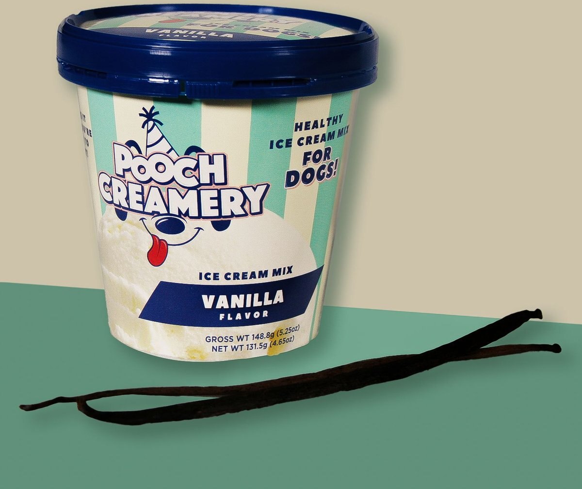 Pooch Creamery Vanilla Flavor Ice Cream Mix Dog Treat