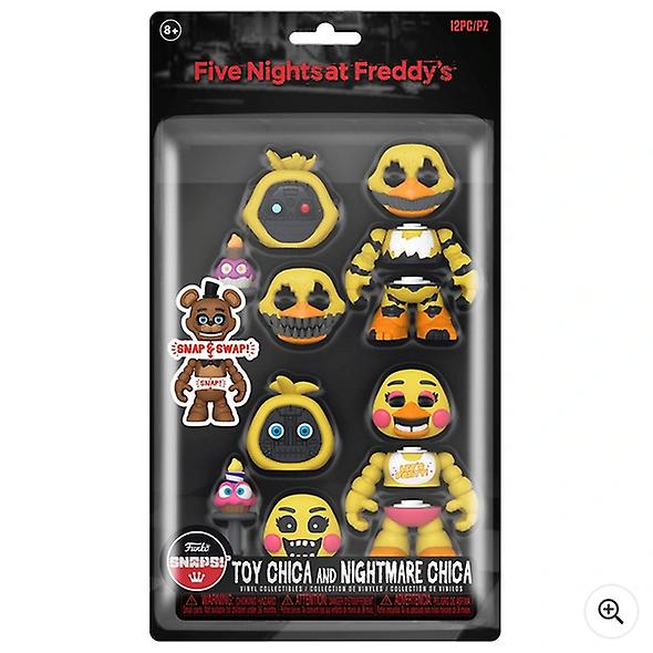 Five nights at freddys snap: nightmare chica and toy chica 2 pack