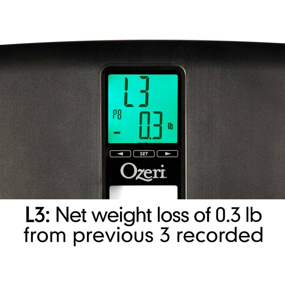 Ozeri WeightMaster II 440 lbs. Digital Bath Scale with BMI and Weight Change Detection ZB20