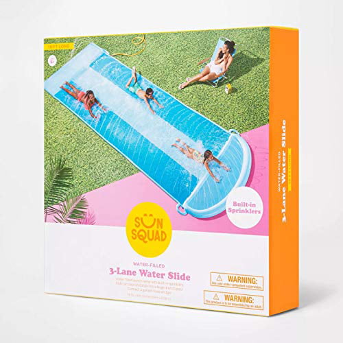 Sun Squad Triple 3-Lane Water Slide