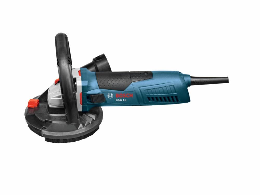 5 In. Concrete Surfacing Grinder with Dedicated Dust-Collection Shroud ;