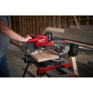 MW M18 FUEL 18V Lithium-Ion Brushless Cordless 10 in. Dual Bevel Sliding Compound Miter Saw (Tool-Only) 2734-20