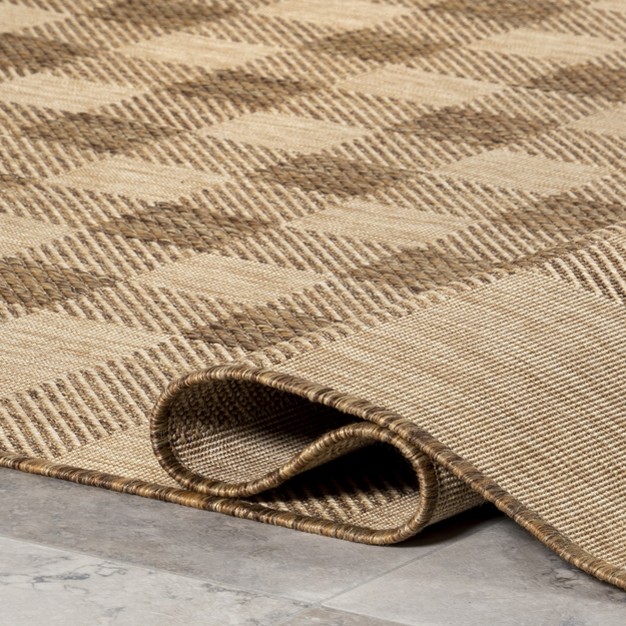 Nuloom Sandee Casual Plaid Indoor outdoor Area Rug