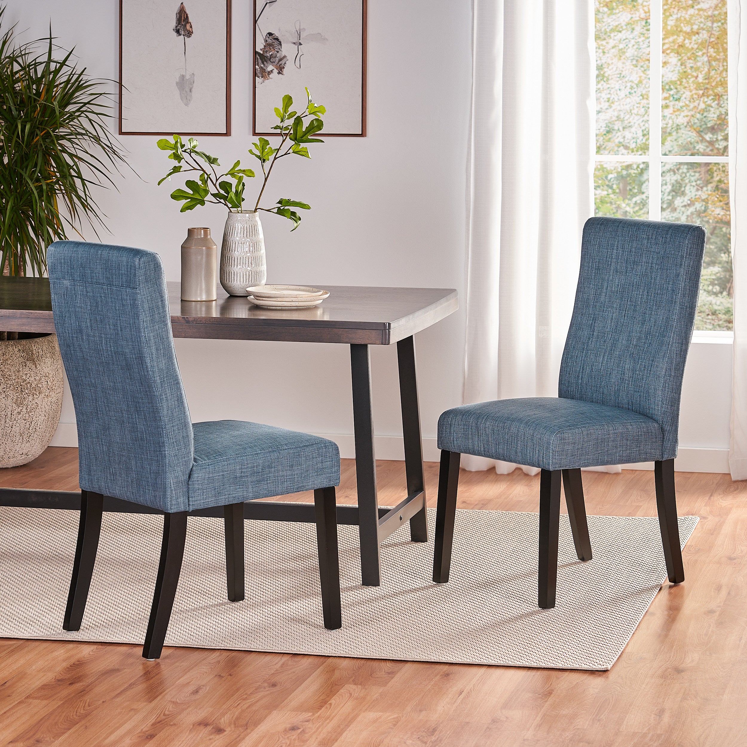 Heath Fabric Dining Chair (Set of 2)