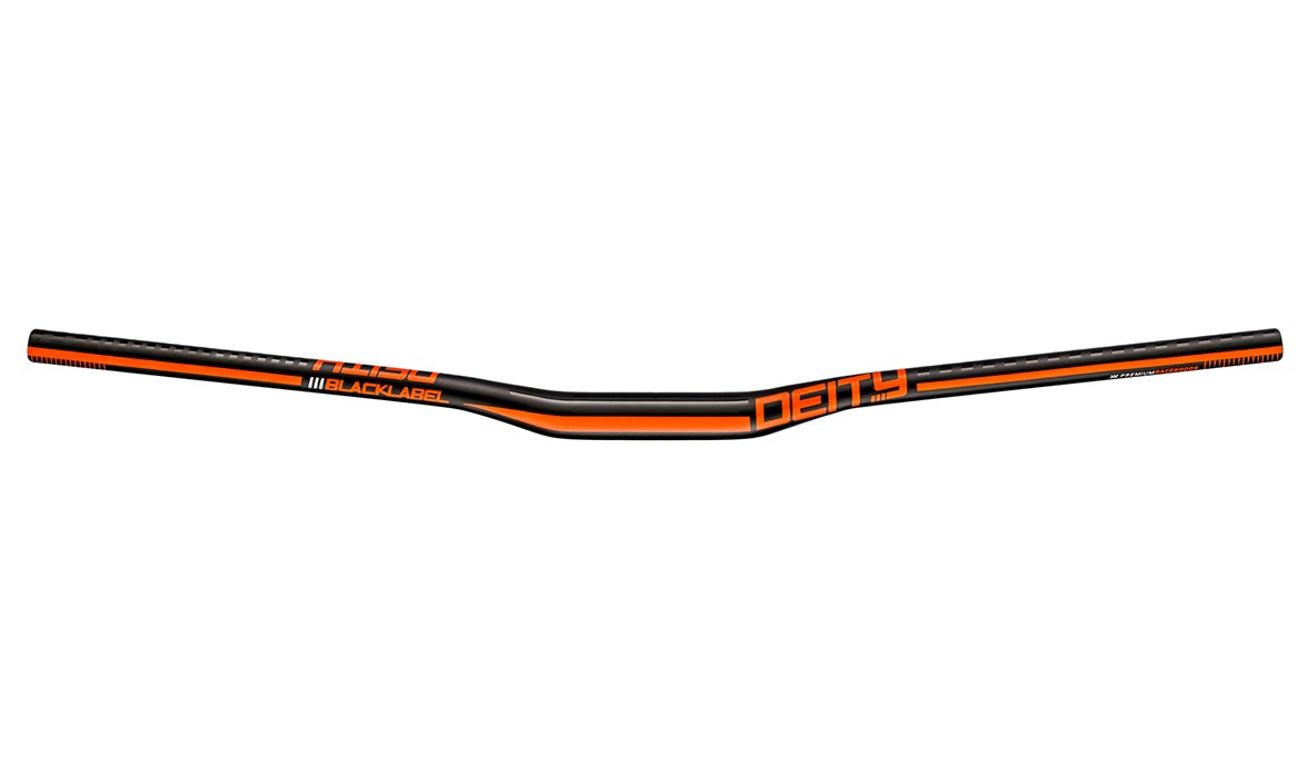 Deity Components Blacklabel 800 MTB Riser Handlebar - Orange
