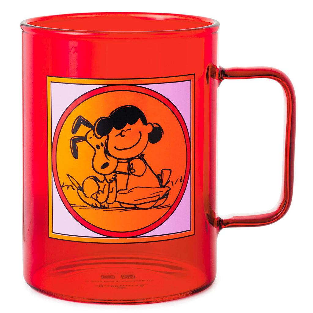 Hallmark  Peanuts® Happiness Is a Warm Puppy Glass Mug, 20 oz.