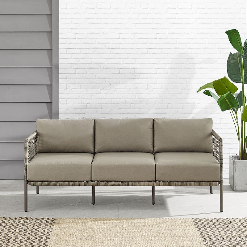 Crosley Cali Bay Patio Wicker Couch