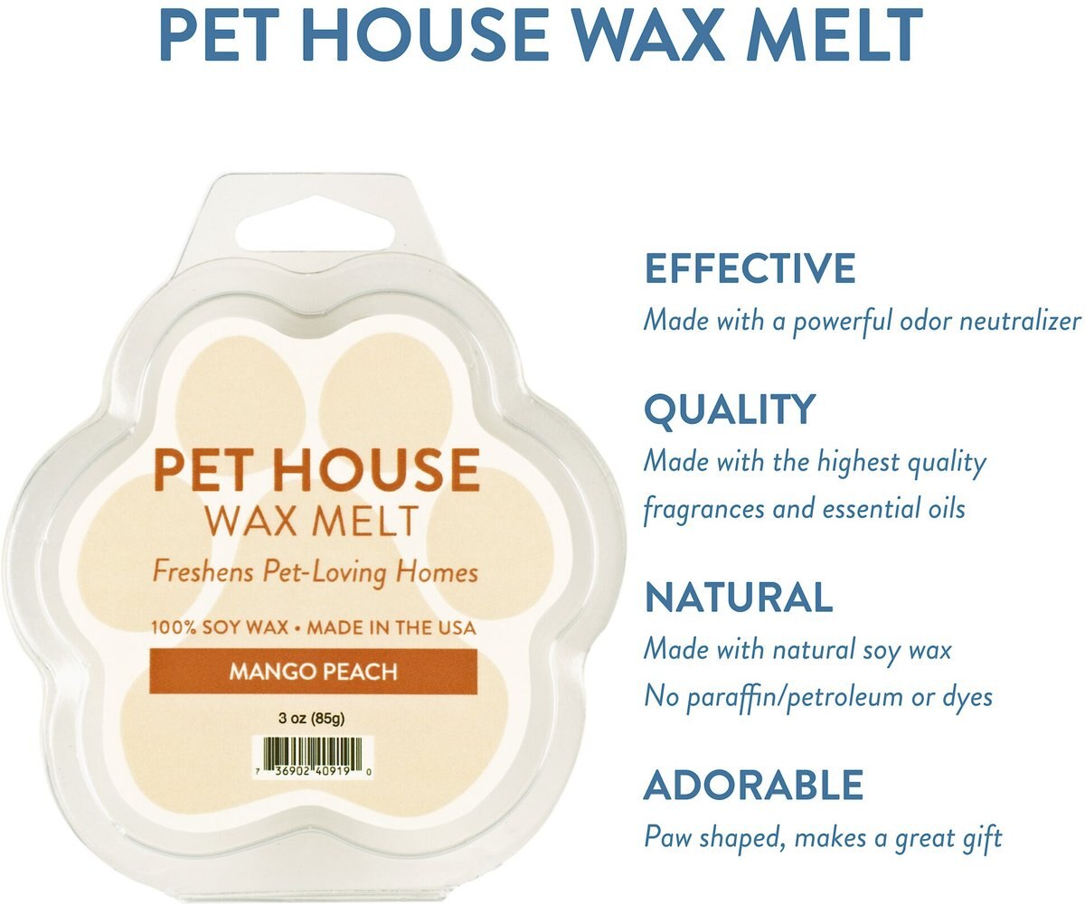 Pet House Mango Peach Natural Soy Wax Melt