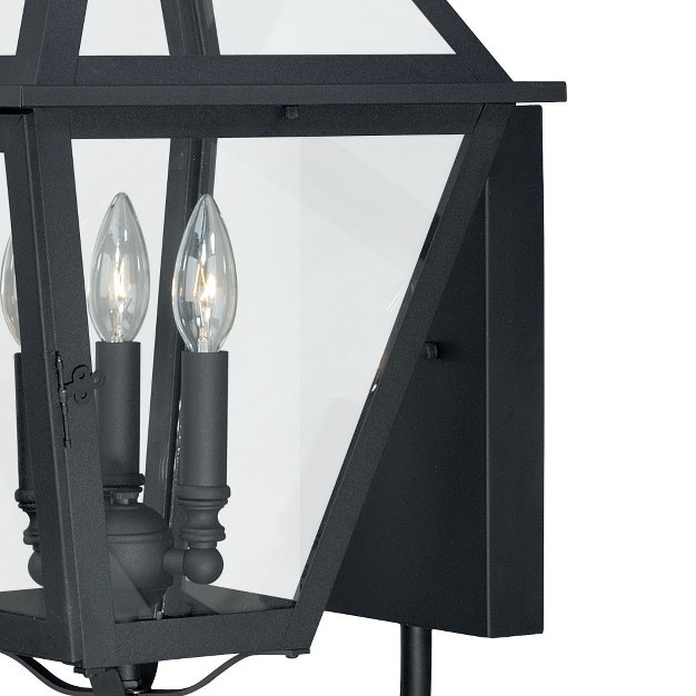 Vaxcel Nottingham 3 Light Lantern Textured Black