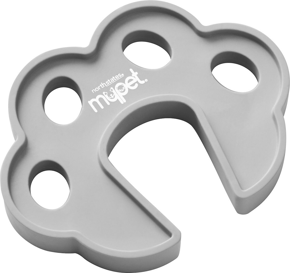 MyPet Safety Paws Door Paw-Tector for Dog and Cat， Gray