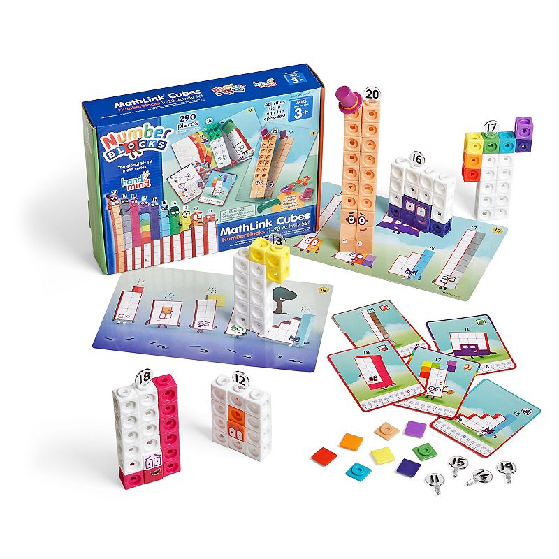 hand2mind Numberblocks 11�C20 Activity Set with MathLink Cubes