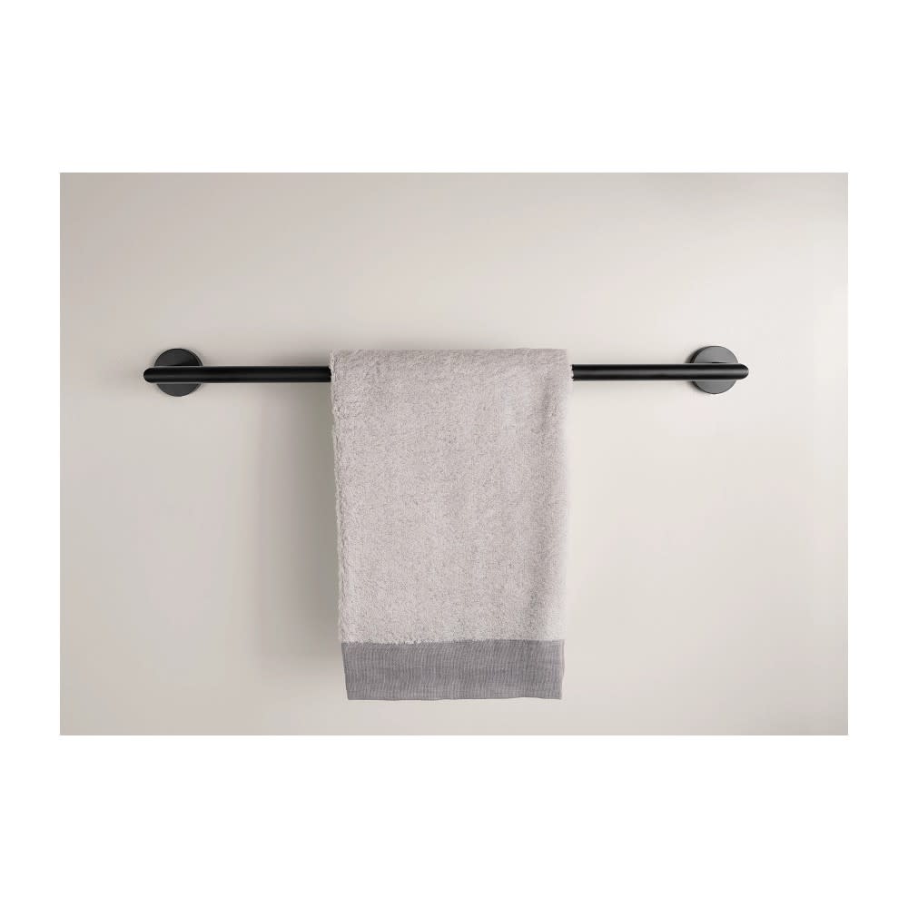 Moen Arlys Towel Bar Matte Black Stainless Steel 24