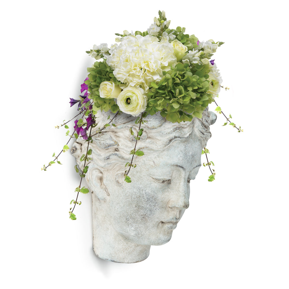 Woman Head Wall Planter