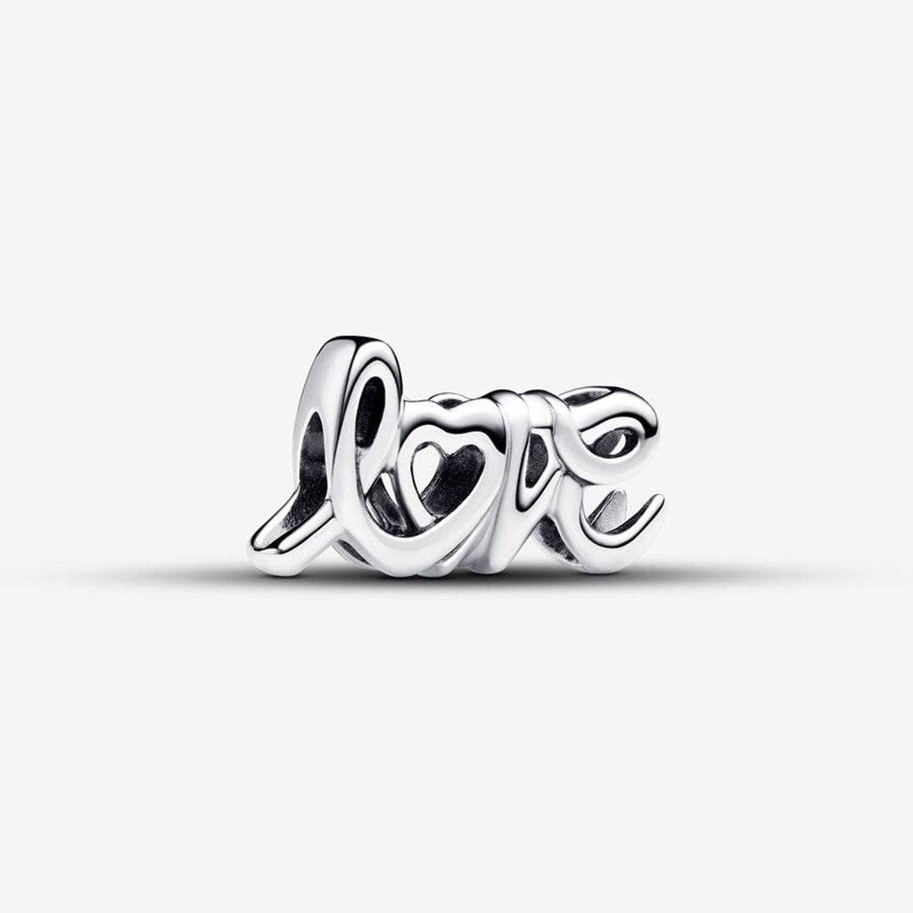 PANDORA  Handwritten Love Charm - Sterling Silver