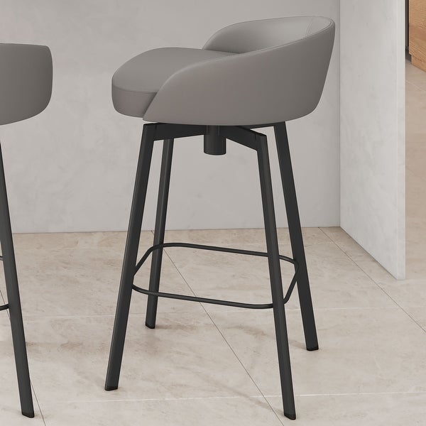 Amisco Cruz Swivel Counter and Bar Stool