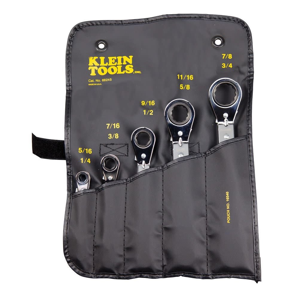 Klein Tools Reverse Ratchet Box Wrench Set 5 Pc 68245 from Klein Tools