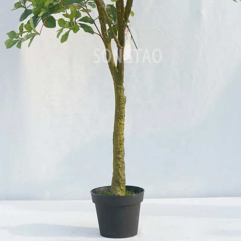 songtao High quality outdoor indoor tropical faux plant traveller home decoration bonsai plant fake tree artificial