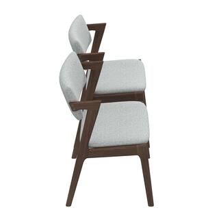 Ashcroft Imports Furniture Co. Vego Light Grey Fabric Dining Chairs (Set of 2) ASH0345