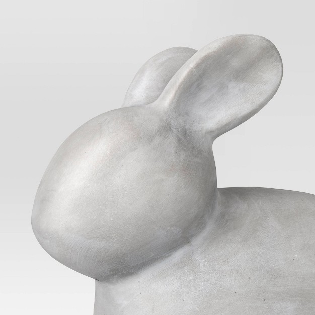 Cement Rabbit Outdoor Garden Figurine