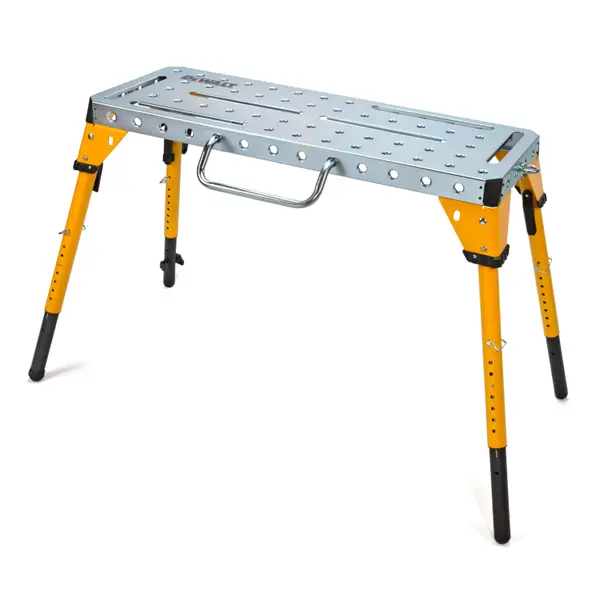 DEWALT Adjustable Height Portable Steel Welding Table and Work Bench