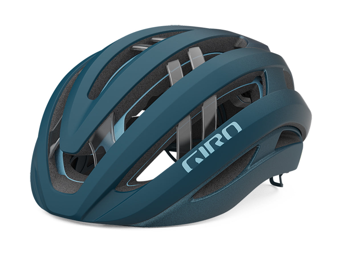 Giro Aries Spherical Road Helmet - Matt Ano Harbour Blue - 2023