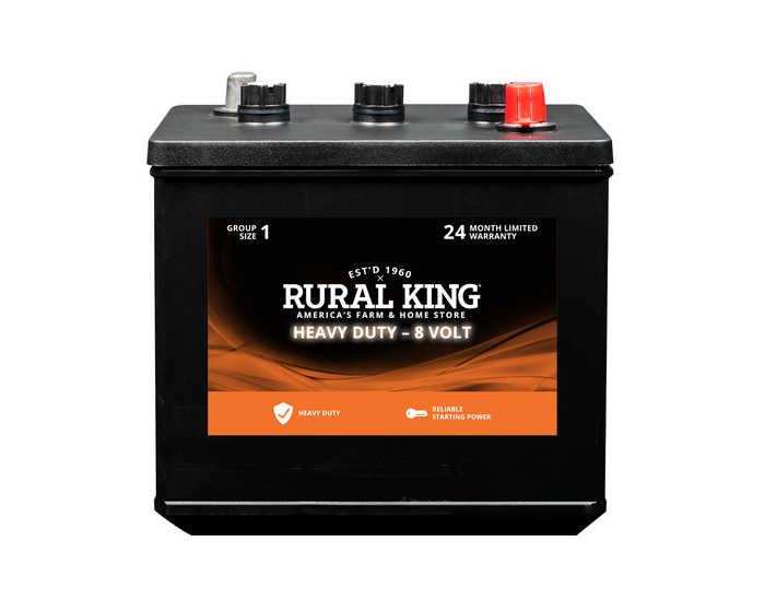 Rural King 8V Commercial Heavy Duty Battery - CFT8V1