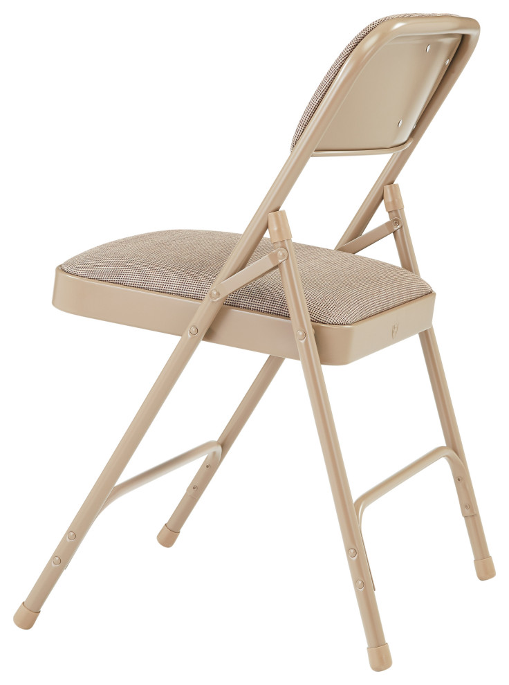 NPS 2200 Fabric Double Hinge Folding Chair  Set of 4   Contemporary   Folding Chairs And Stools   by National Public Seating  Houzz