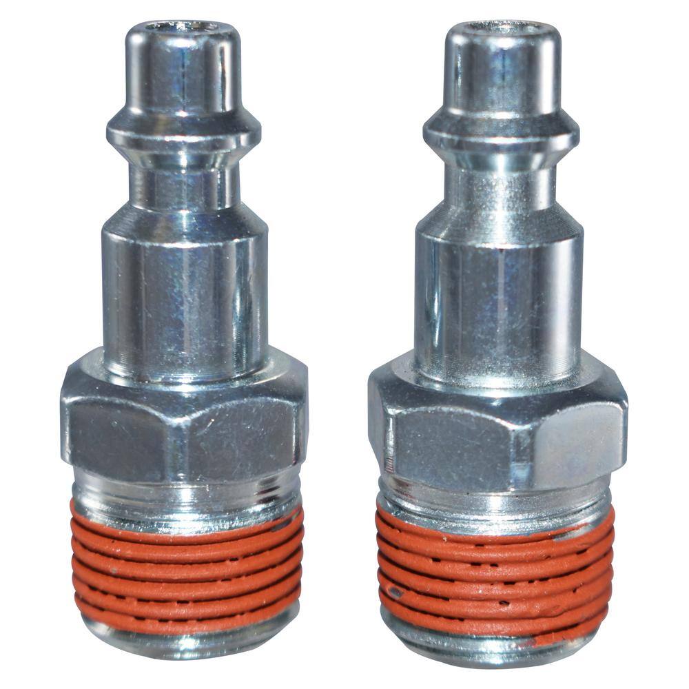 Husky 14 in. (IM) Plug - 38 in. NPT (M) (2-Pack) HDA22100