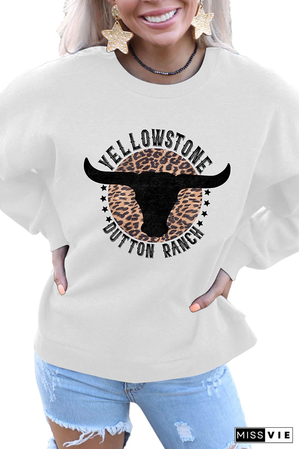 Yellowstone Dutton Ranch Pullover Longsleeve Sweatshirt Wholesale