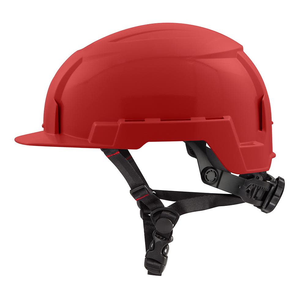 MW Red Front Brim Helmet with BOLT Class E 48-73-1329 from MW