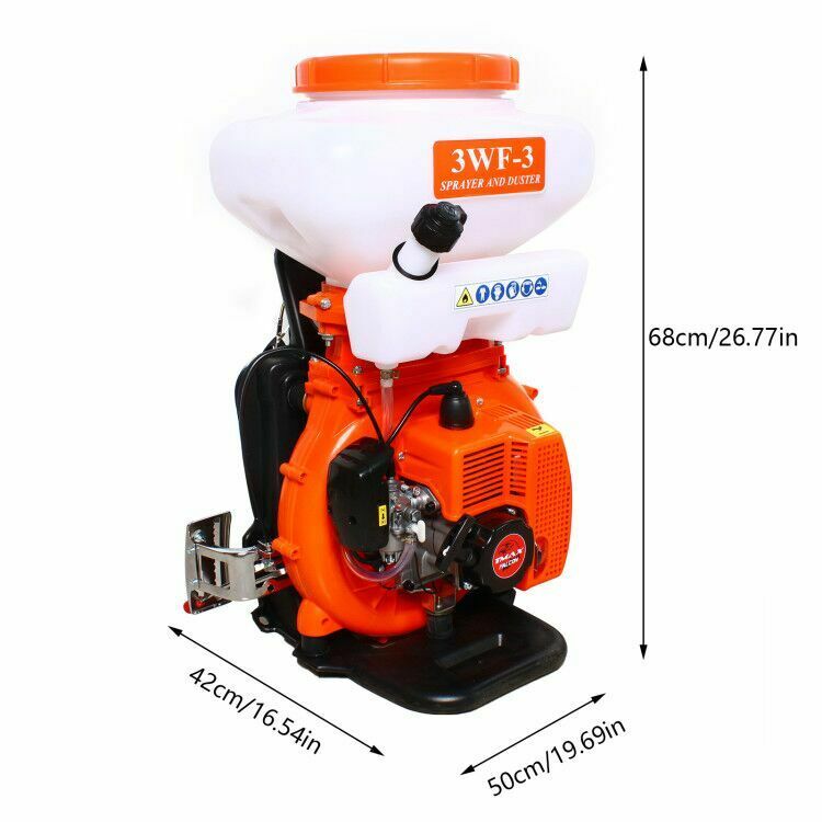 DENEST 14L Agricultural Mist Duster 7500r/min Backpack Sprayer Gasoline Powered Tool