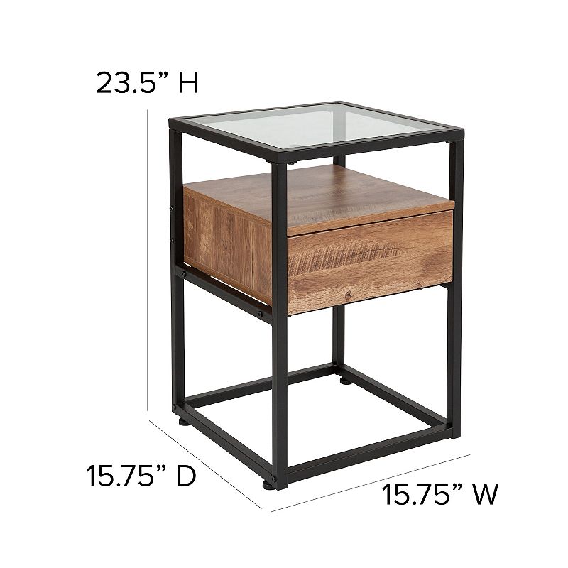 Flash Furniture Cumberland 1-Drawer End Table