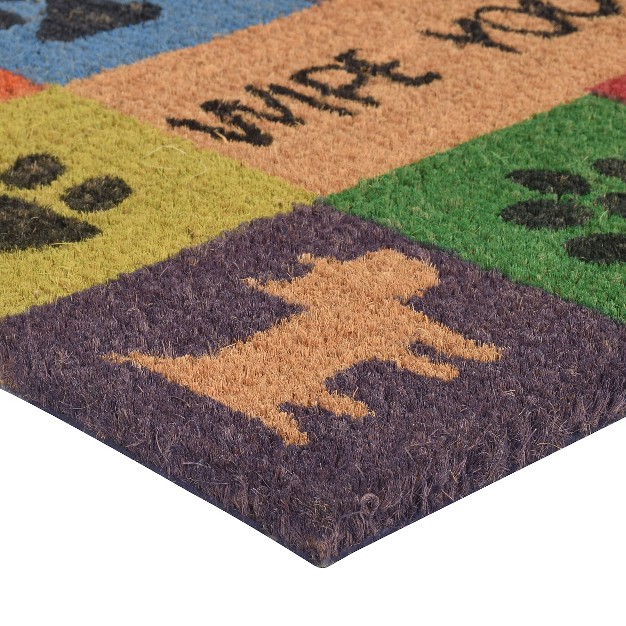 x27 wipe Your Paws x27 Doormat Hometrax