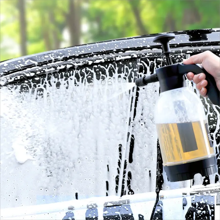 2L Low Pressure Plastic Car Wash Garden Hand Water Foam Pump Sprayer