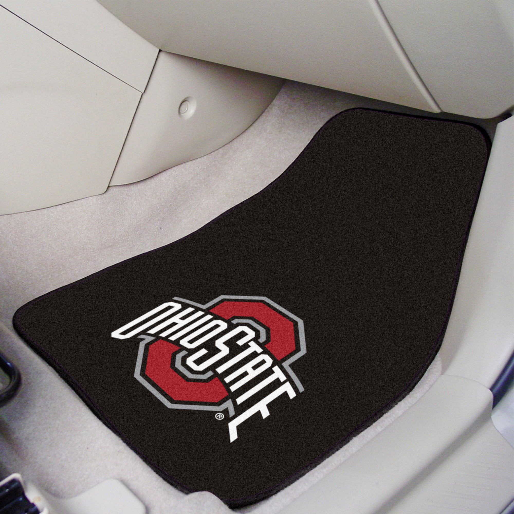 Ohio State 2-pc Carpeted Car Mats 17