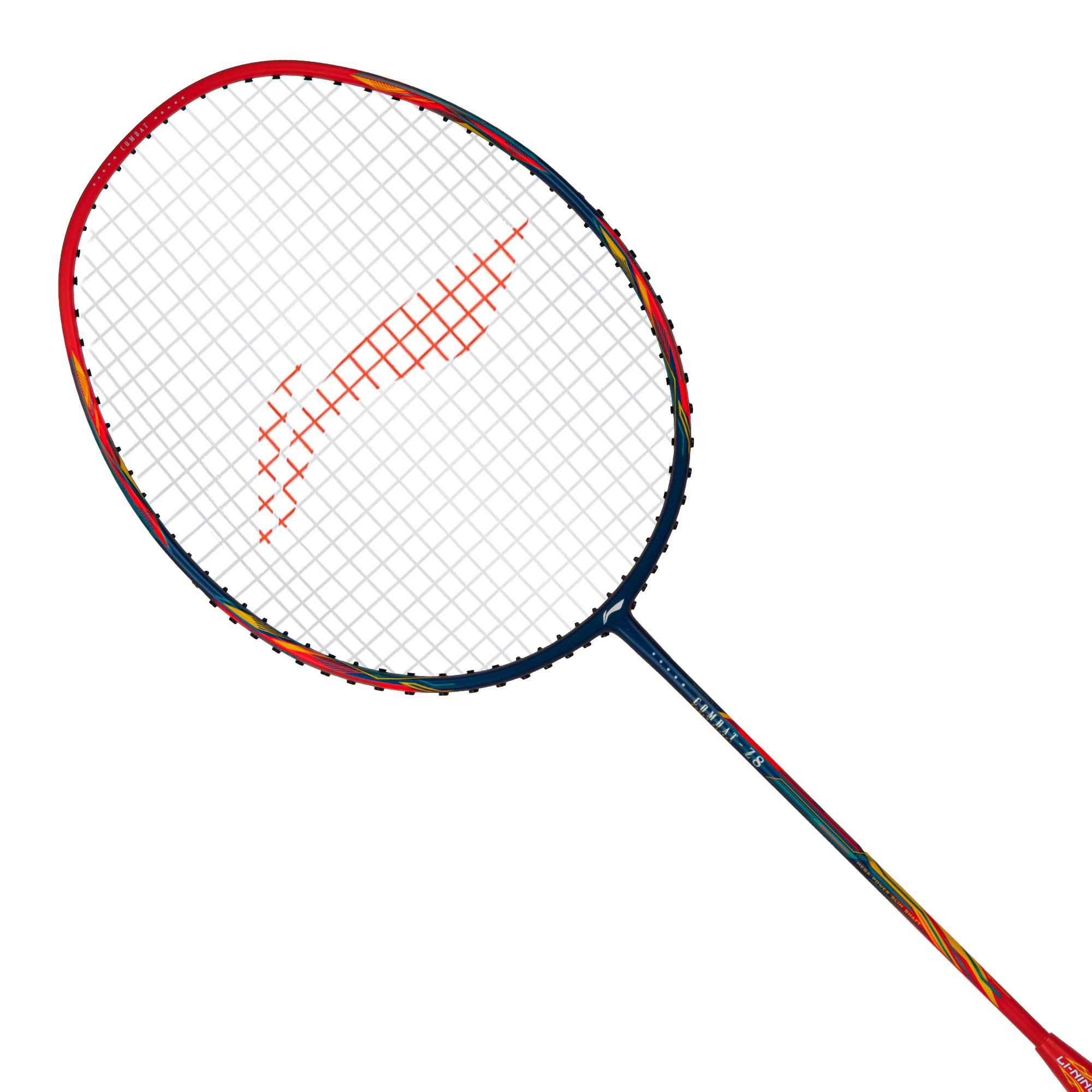 Li-Ning Combat Z8 Badminton Racket (Navy/Red/Yellow) - 84 Grams