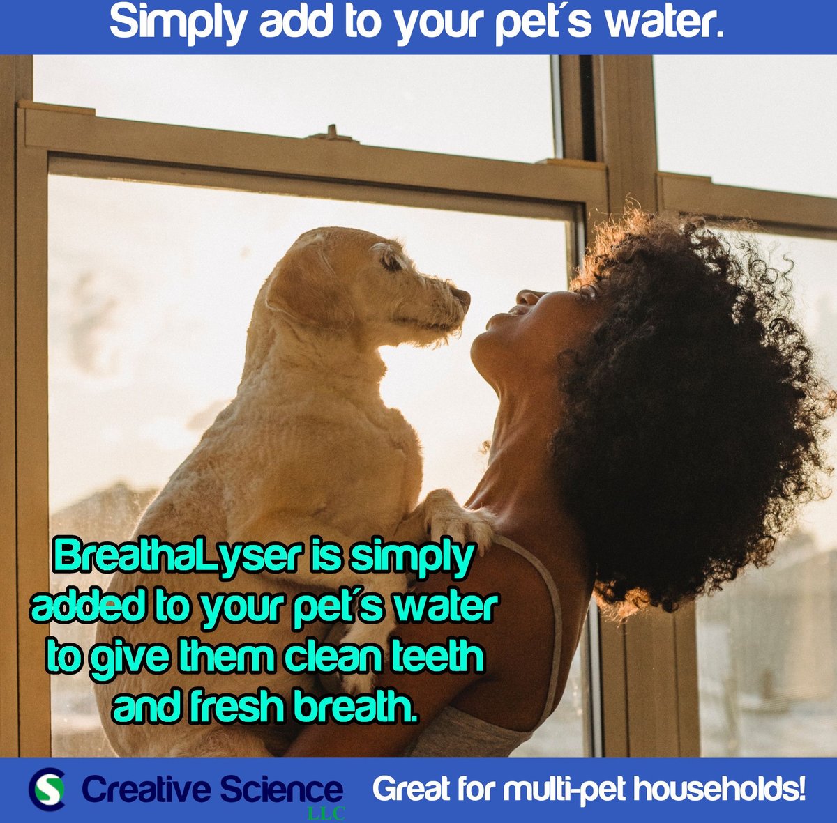 Creative Science BreathaLyser Dog and Cat Dental Water Additive