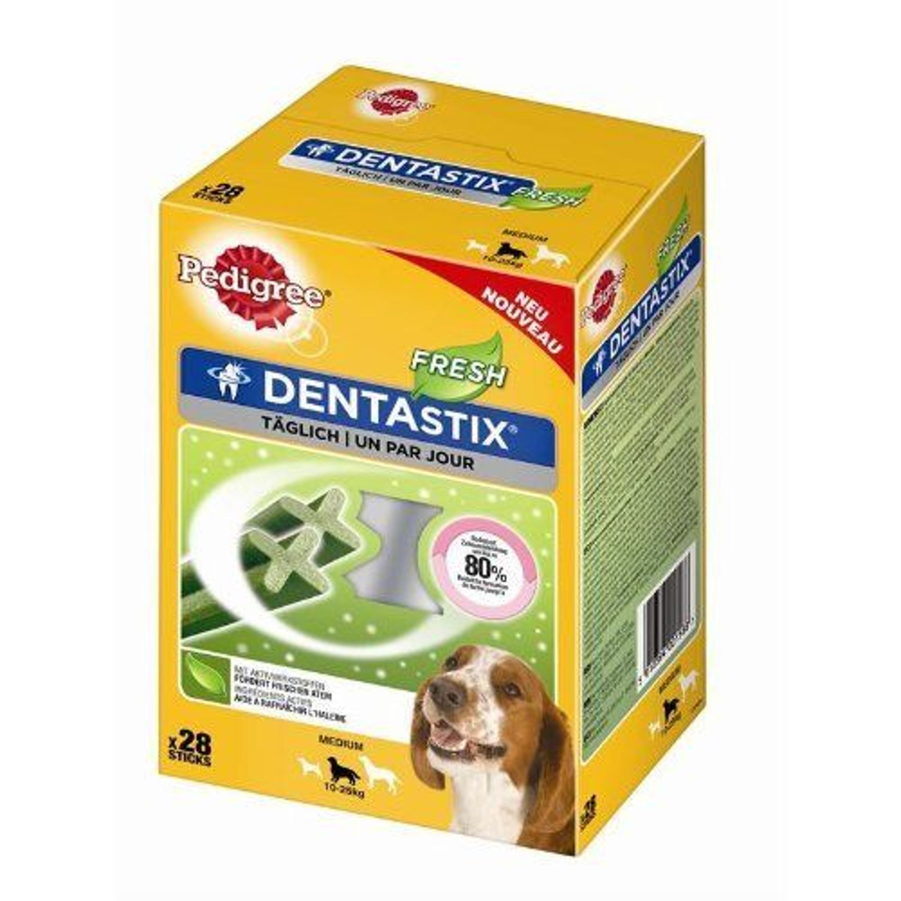 Pedigree Dentastix Fresh Dog Treat Medium Dog (10-25kg)